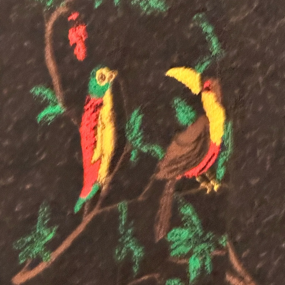 Kenzo Black Sweater with Vibrant Bird Motif $760 - Picture 2 of 8